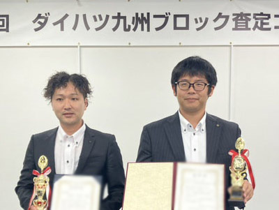 島原店の川越スタッフと日野店の江野脇スタッ0